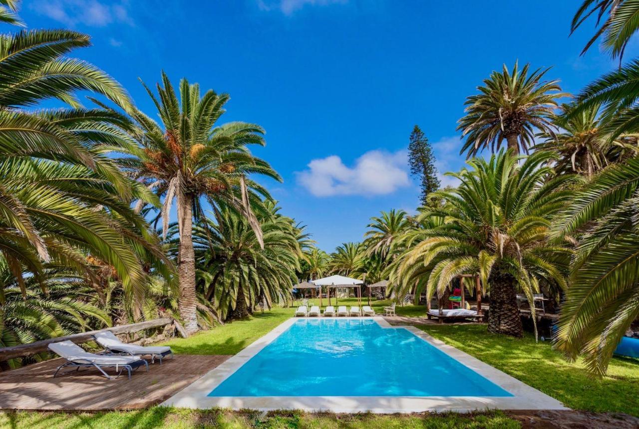 Detached Villa With Garden, Heated And Private Pool, Sea View, Parking Free Tijoco de Abajo エクステリア 写真